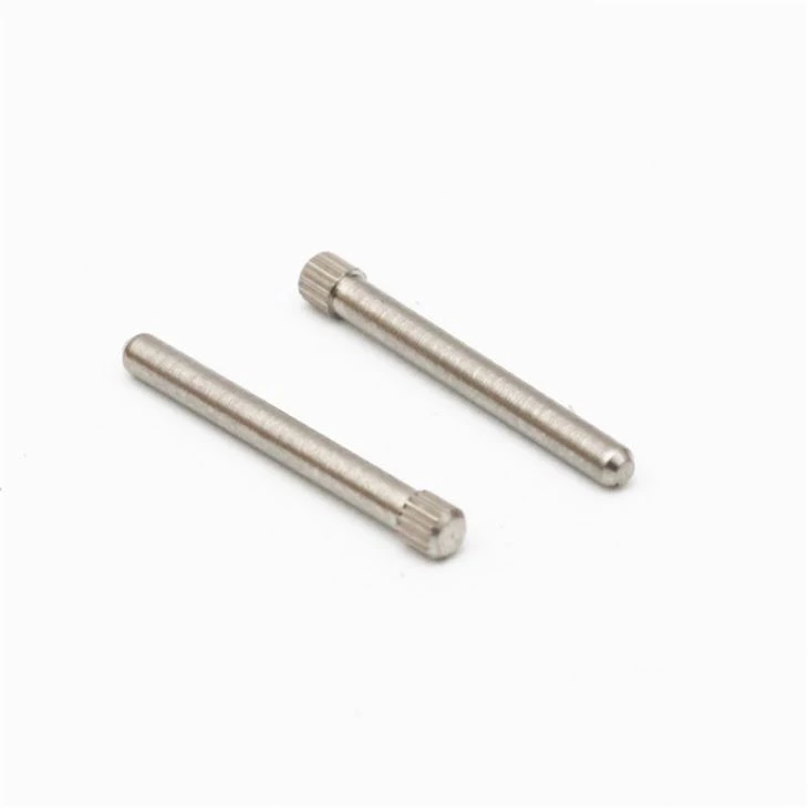 Custom Knurled Dowel Pin CNC Lathe Machine Part