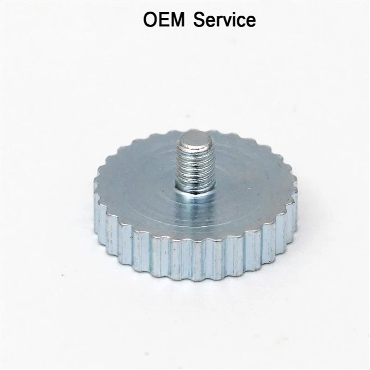 Steel Zinc Plating Flat Head Thumb Screw