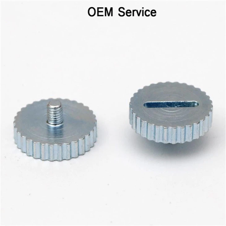Steel Zinc Plating Flat Head Thumb Screw